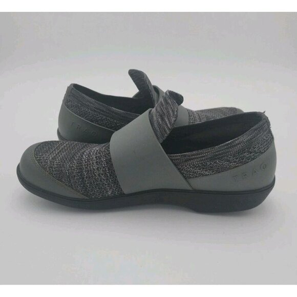 Traq by Alegria Womens Qwik Knit Slip on Shoes Charcoal Gray 41M US 10.5 11 - Picture 6 of 12